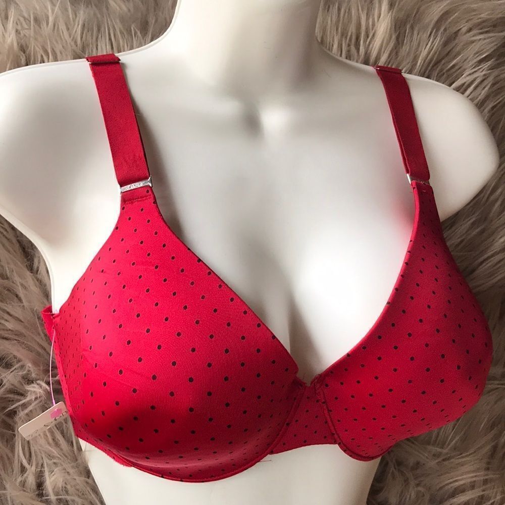 Soma Vanishing Back full coverage underwire Red